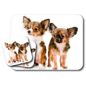  Chihuahua Dog Mouse Pad & Coasters Set