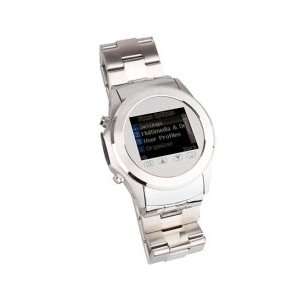   Inch Touch Screen FM  Mp4 Watch Cell Phone Silver Electronics