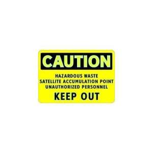 BRADY 102463 Sign,Hazardous Waste,Polyester,7 x 10  