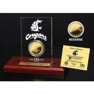  Washington State University 24KT Gold Coin Etched Acrylic 
