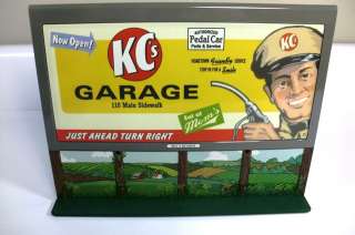 Hallmark Kiddie Car Bills Board #1 Welcome/KCs Garage  