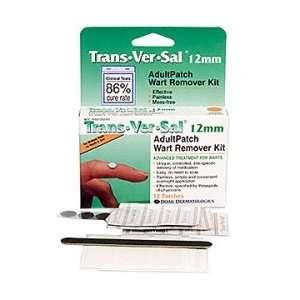  Trans Ver Sal Wart Remover Kit 12mm Adult Patch 12 Patches 