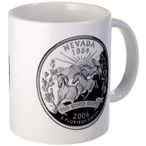 Creative Clam Nevada Nv State Quarter Proof Mint Image 11oz Ceramic 