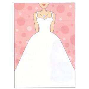    Bridal Gown Imprintable Invitations