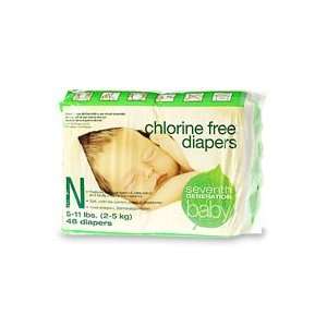 Seventh Generation, Chlorine Free, Hypo Allergenic Disposable Baby 