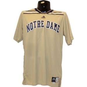  Notre Dame Womens Basketball Gold Warm up Top (M)   Mens 