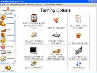 TANNING BED CONTROL T MAX COMPT HAIR SALON POS SOFTWARE  