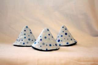 Blue Polka Dot Pee Pee Cone Covers For Baby Boys  