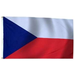  Czech Republic Flag 4X6 Foot Nylon Patio, Lawn & Garden