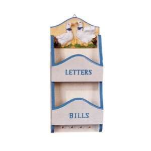  GOOSE Mail Letter Holder & Key Hooks home decor