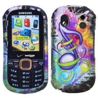 Colorful Music Symbol Note Rubber Coating Hard Case Faceplate for 