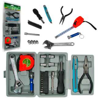 Deluxe Household Utility Tool Set   22 Pieces   The Perfect Start Up 