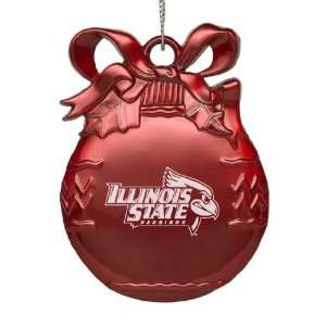  Illinois State University   Pewter Christmas Tree Ornament 