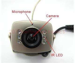 Small Wireless Hidden Camera Night Vision Spy cam color  