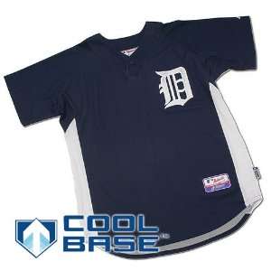 Detroit Tigers Jersey   Authentic Cool Base Batting Practice (Navy)