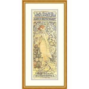  Sarah Bernhardt by Alphonse Mucha   Framed Artwork
