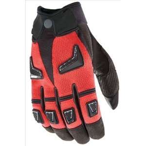  Joe Rocket Hybrid Gloves   Large/Red/Black Automotive
