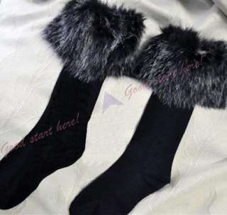 New SEXY ANIMAL FAUX FUR SOCK LEG WARMERS WARM DANCE CLUBWEAR SOCKS 