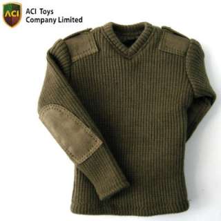 ACI Toys 1/6 Military SweaterOD V NeckCommando AT003F  