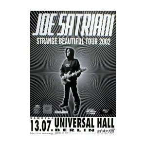   JOE SATRIANI Strange Beautiful Tour 2002 Music Poster