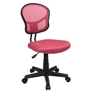   Office Star   Bright Pink Mesh Task Chair EM39800 261