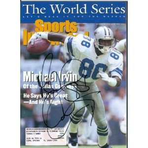  Michael Irvin Dallas Cowboys Autographed/Signed Sports 