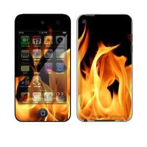  Apple iPod Touch 4th Gen Skin Decal Sticker   Flame 