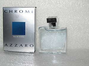 Azzaro Chrome BY Azzaro for Men 0.23 oz eau de Toilette in Box Splash 