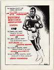 Boxing Program Stubless Ticket Larry Holmes v David Bey 1985  