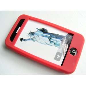   6464L713 Silicone Cover case skin red for Apple Iphone 3G Electronics