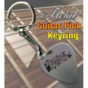  Bullet For My Valentine Metal Guitar Pick Keyring Musical 