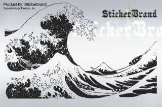 Vinyl Wall Decal Sticker Japanese Great Wave Hokusai  
