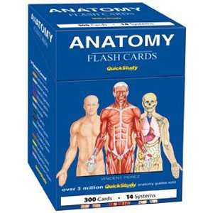 Anatomy Flash Cards, Laminated Giude, sold by 100 Health 