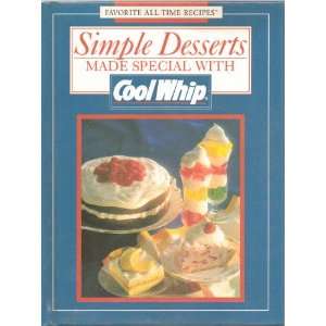 Cool Whip Cookbook Cook Book   Simple Desserts Made Special with Cool 