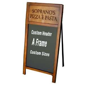  Custom A Frame chalkboard, personalized with your name 