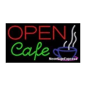  Open Cafe LED Sign 