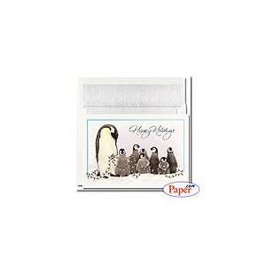   Holiday Penguin   8 x 5 3/4   18 cards/18 envelopes Arts, Crafts