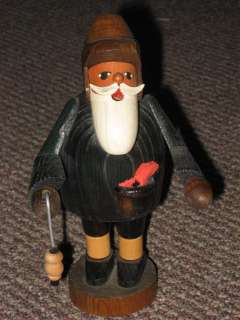 Old Expertic Erzgebirge Wooden German Figurine Watchman  