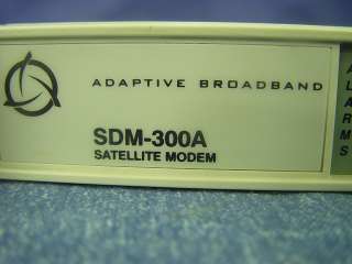Adaptive Broadband EF Data Satellite Modem SDM 300A 258  