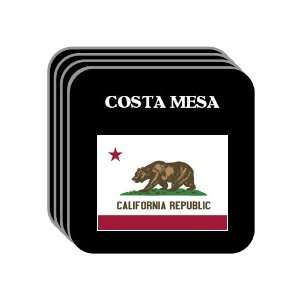  US State Flag   COSTA MESA, California (CA) Set of 4 Mini 