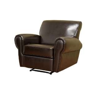  Upholstery Recliner Sofa Chair   Dark Espresso Finish 