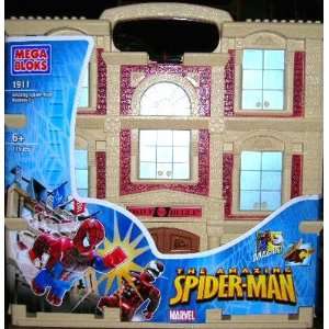    Mega bloks 1911 Spiderman Daily Bugle building Toys & Games