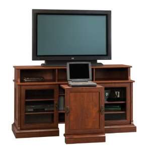  2 in 1 Entertainment Center Laptop Desk   Coach Cherry 