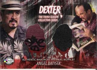 DEXTER SEASON 3 ANGEL BATISTA DUAL COSTUME CARD D3 C13  