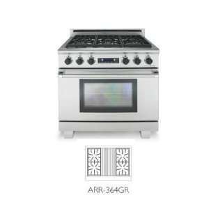 American Range ARR364GRDFNG 36 Dual Fuel Range with 4 Burners and 