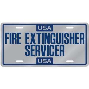  New  Usa Fire Extinguisher Servicer  License Plate 