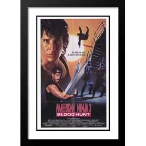  American Ninja 3 Blood Hunt 32x45 Framed and Double Matted 
