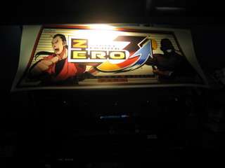 Street Fighter Zero 3 III Jamma Arcade Marquee Header  
