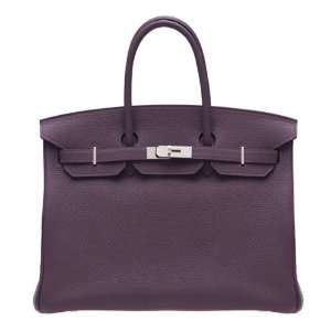   Elegant Classic Orange Genuine Leather Birkin Style Handbags Brand NEW