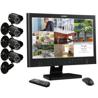   , Internet Access, 8 Channel Surveillance System with 4 Color Cameras